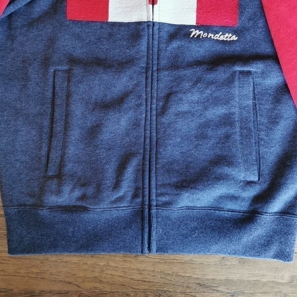 MONDETTA Canadian Flag Lined Hood Red Grey XS - Picture 7 of 9